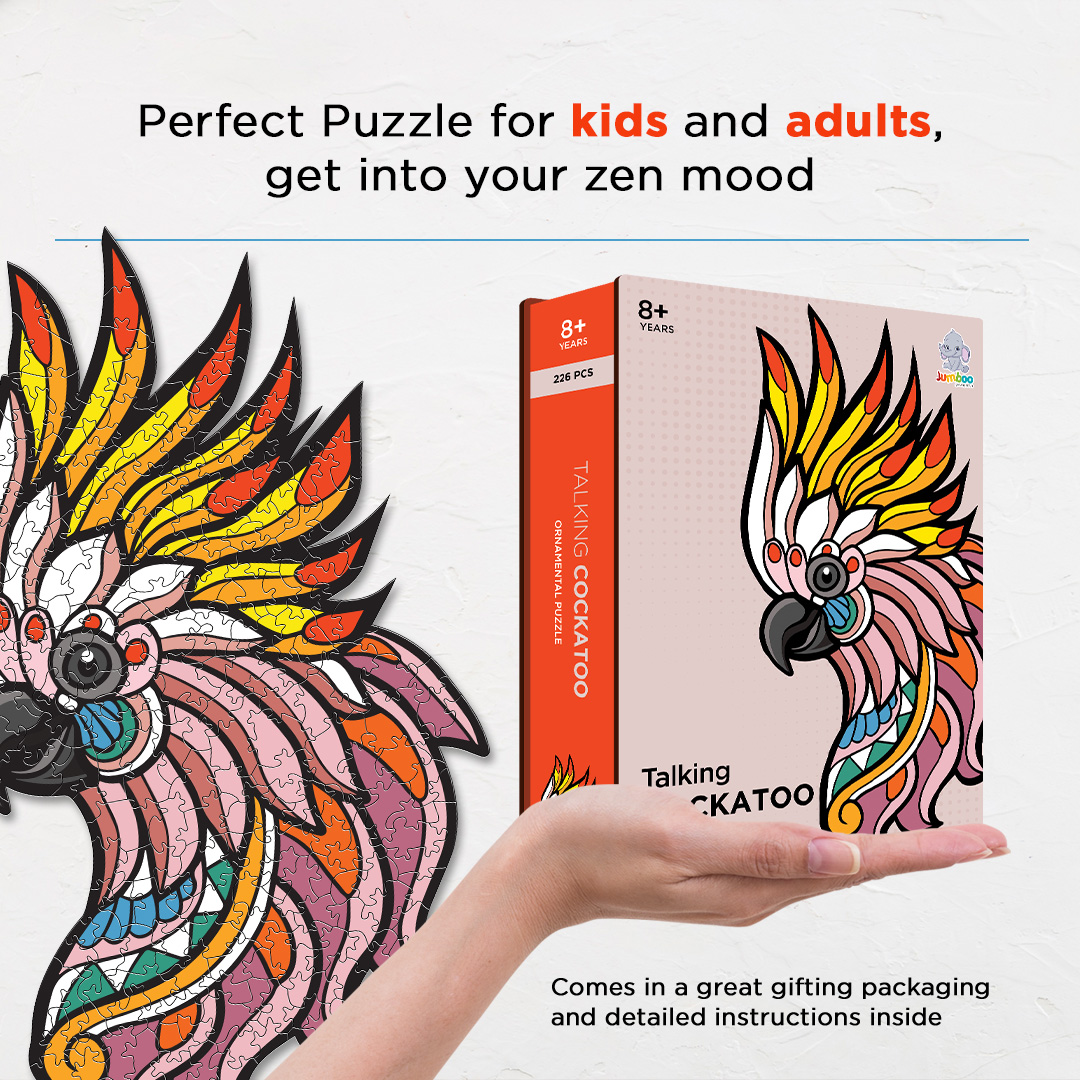 Talking Cockatoo Ornamental Puzzle designed precisely to bring amazing fun time