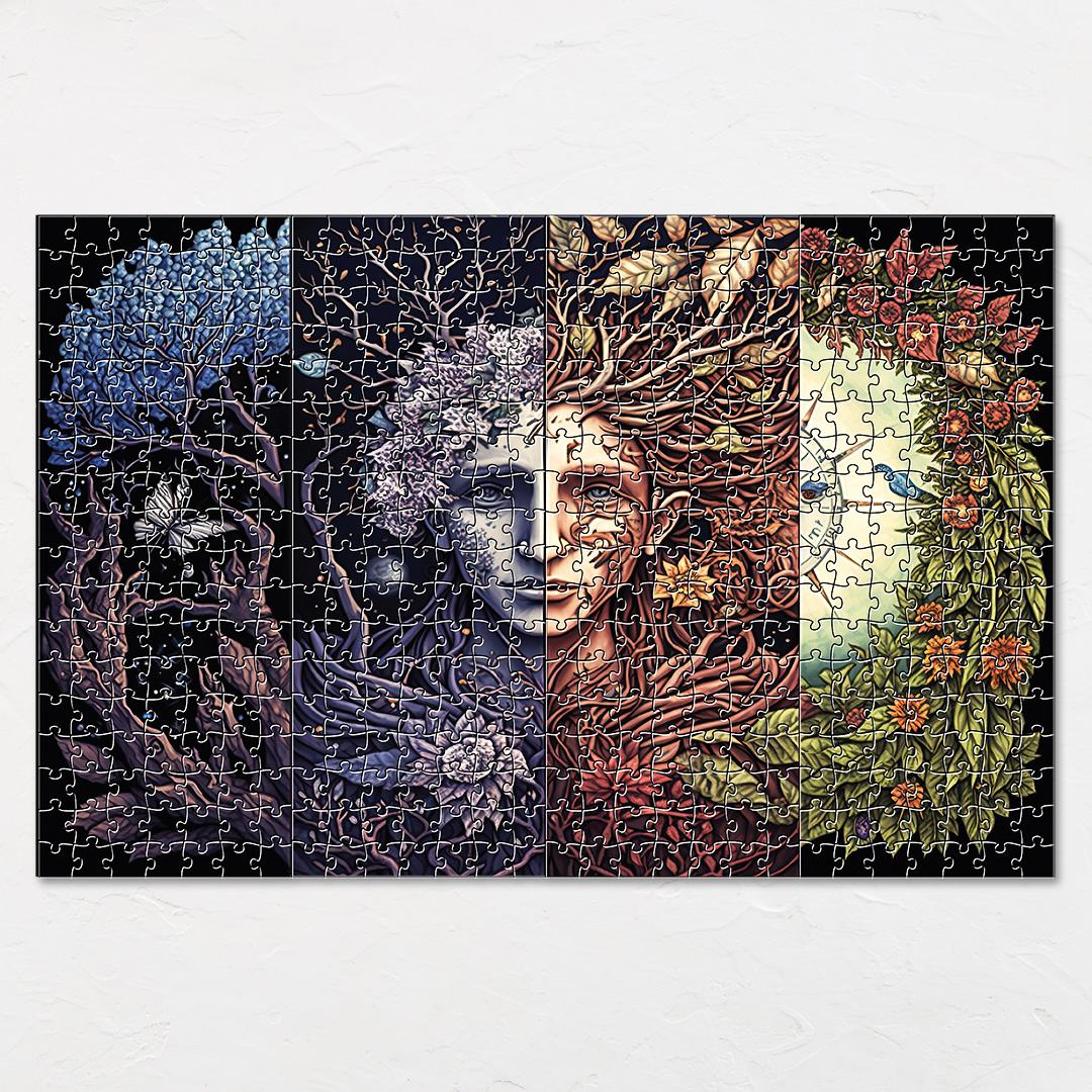 Timeless Gravitation Fantasy unique jigsaw puzzles created to bring a live décor