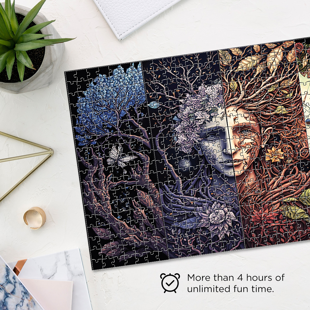 Timeless Gravitation Fantasy unique jigsaw puzzles created to bring a live décor