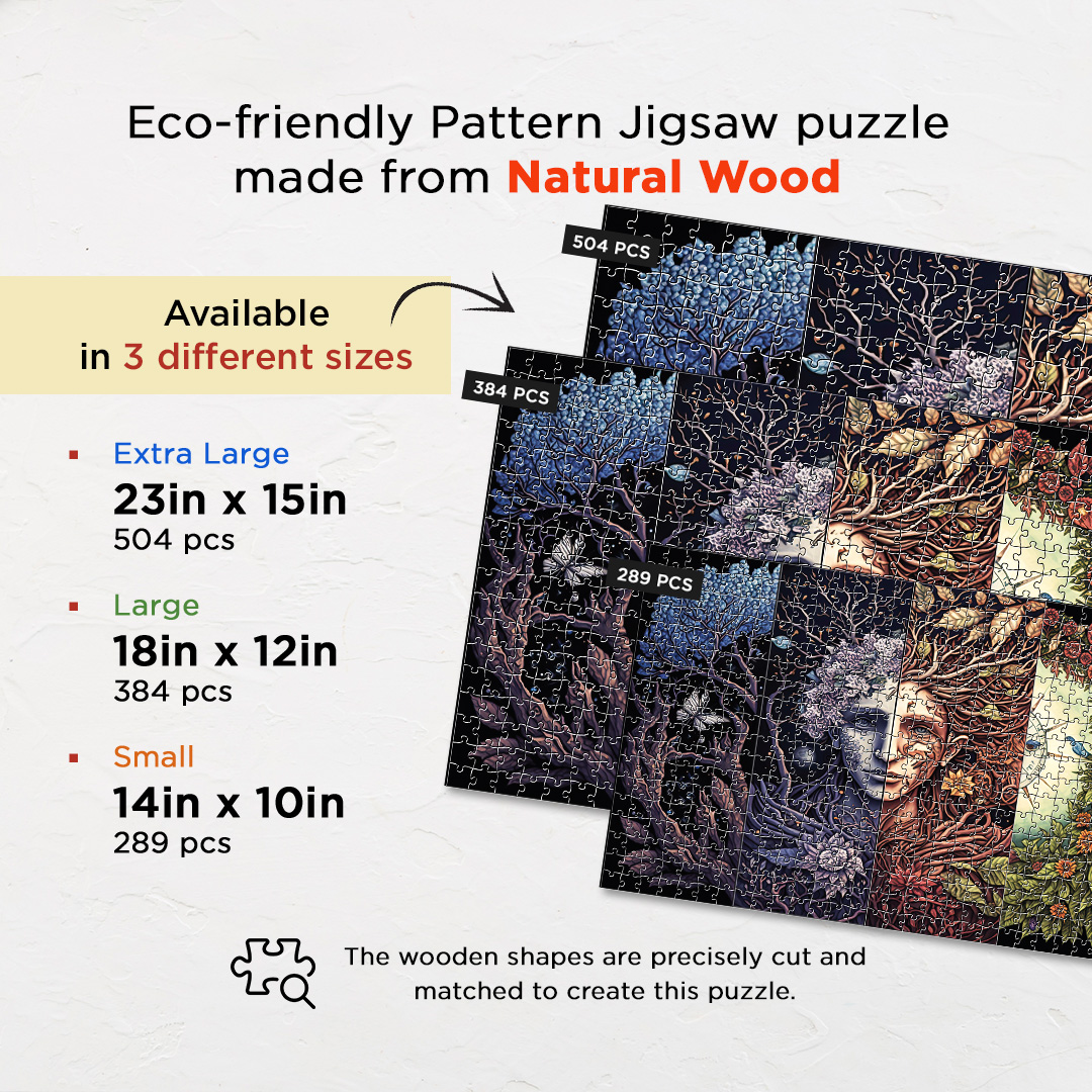Timeless Gravitation Fantasy unique jigsaw puzzles created to bring a live décor