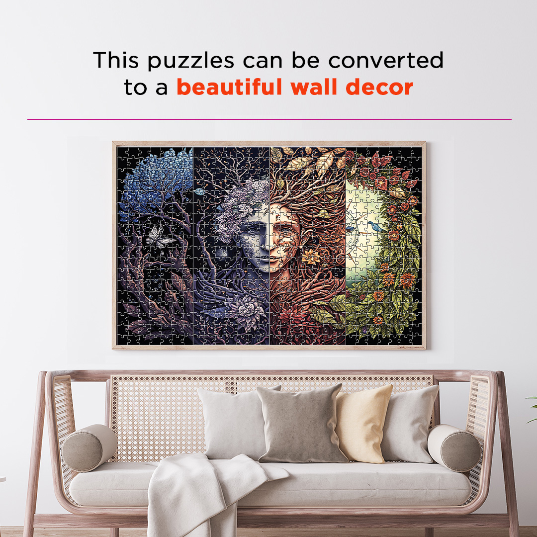 Timeless Gravitation Fantasy unique jigsaw puzzles created to bring a live décor