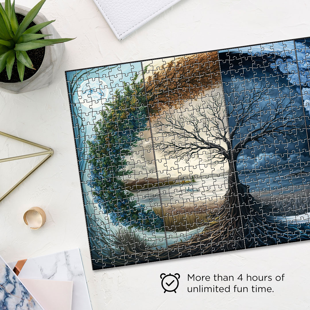 Two Phase Fantasy unique jigsaw puzzles created to bring a live décor