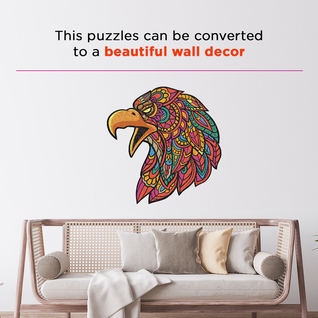 Vision Eagle Ornamental Puzzle designed precisely to bring amazing fun time