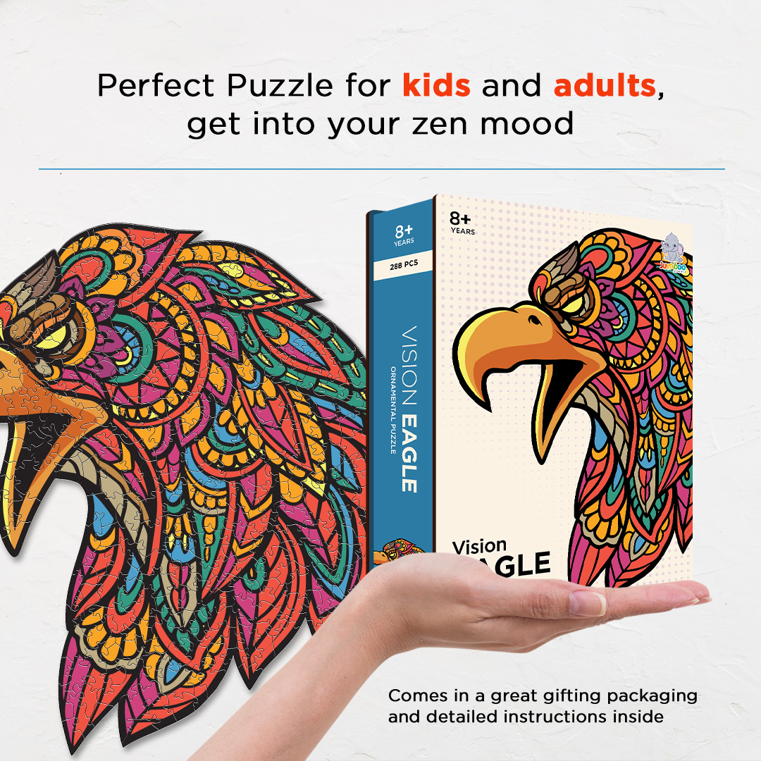 Vision Eagle Ornamental Puzzle designed precisely to bring amazing fun time