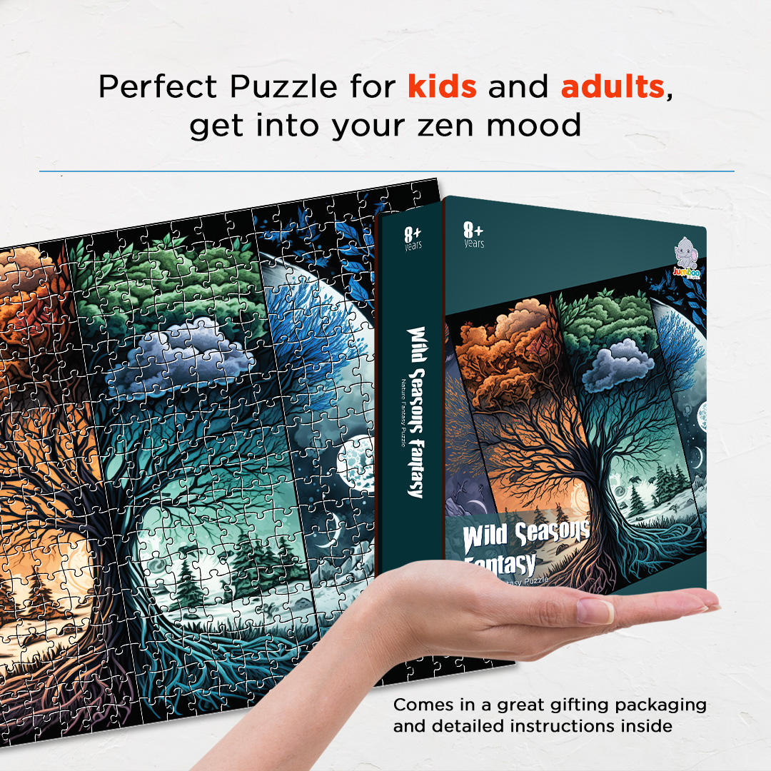 Wild Seasons Fantasy unique jigsaw puzzles created to bring a live décor