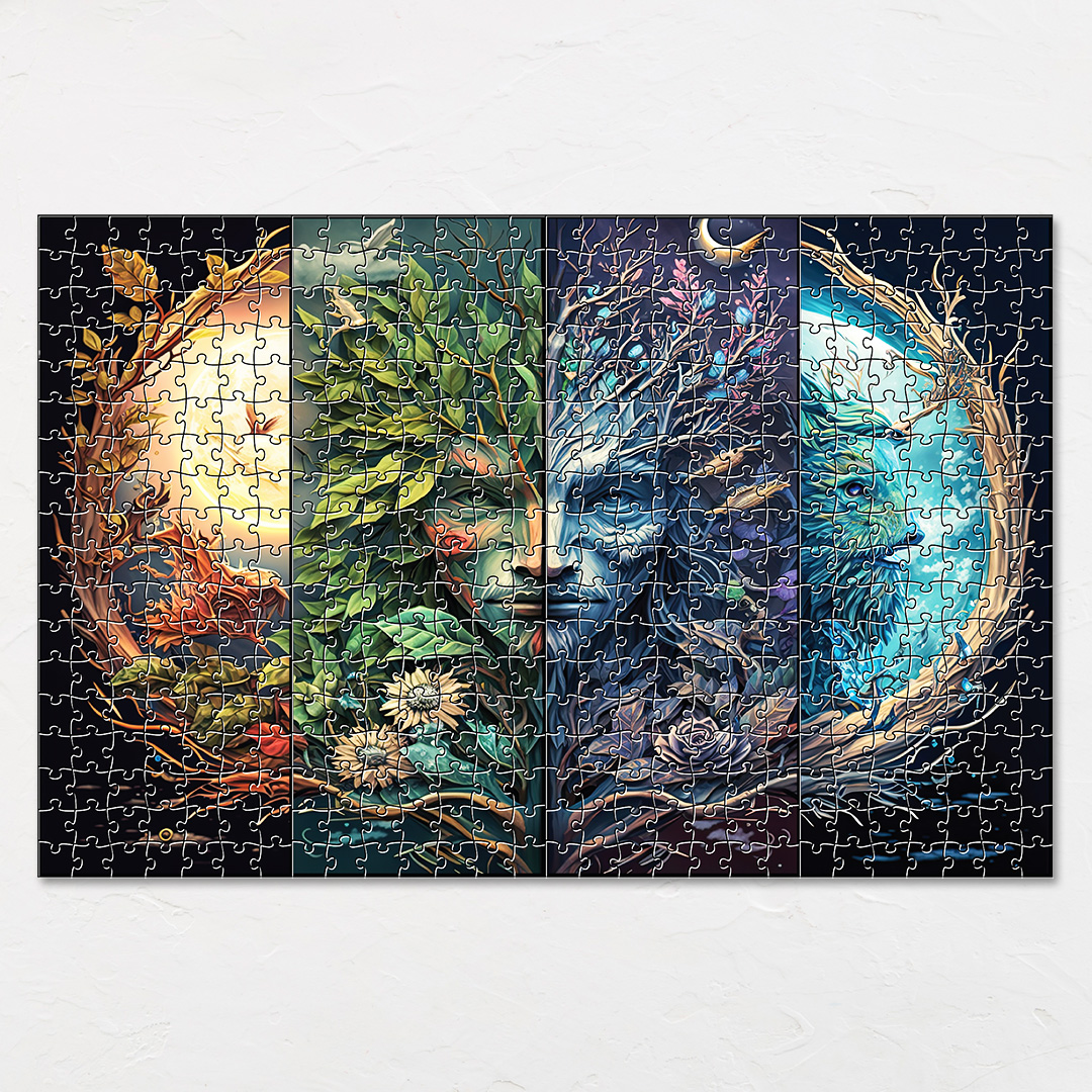 Yeti from the Wind Fantasy unique jigsaw puzzles created to bring a live décor