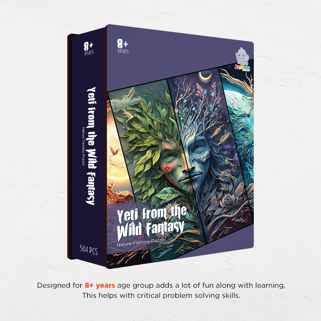 Yeti from the Wind Fantasy unique jigsaw puzzles created to bring a live décor