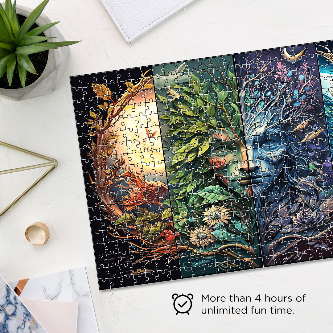Yeti from the Wind Fantasy unique jigsaw puzzles created to bring a live décor