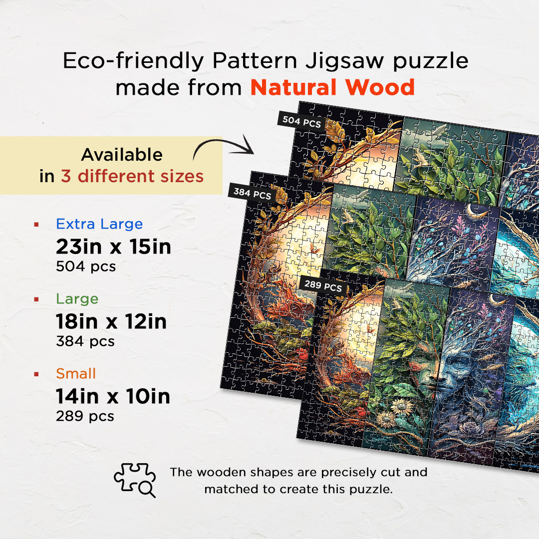 Yeti from the Wind Fantasy unique jigsaw puzzles created to bring a live décor