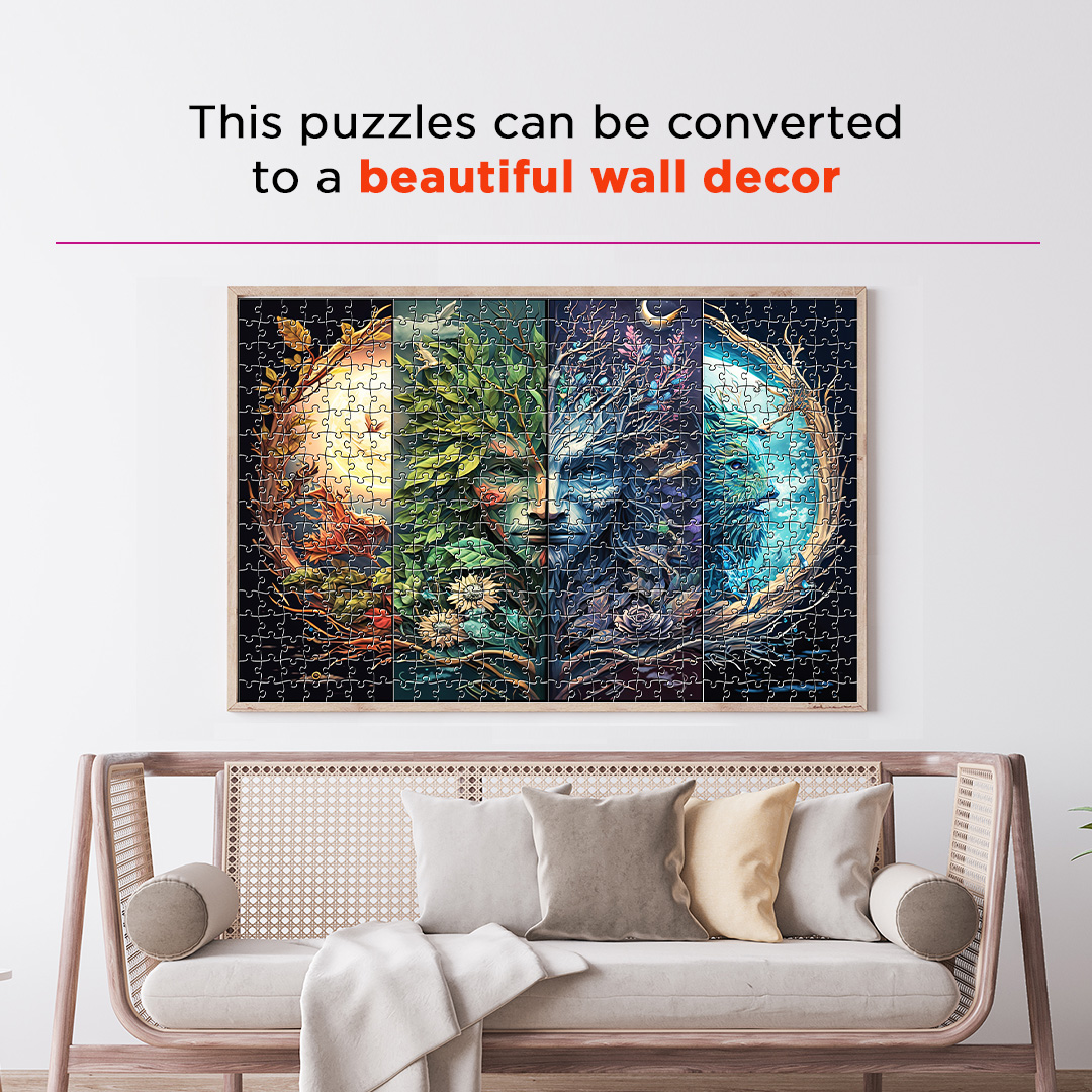 Yeti from the Wind Fantasy unique jigsaw puzzles created to bring a live décor