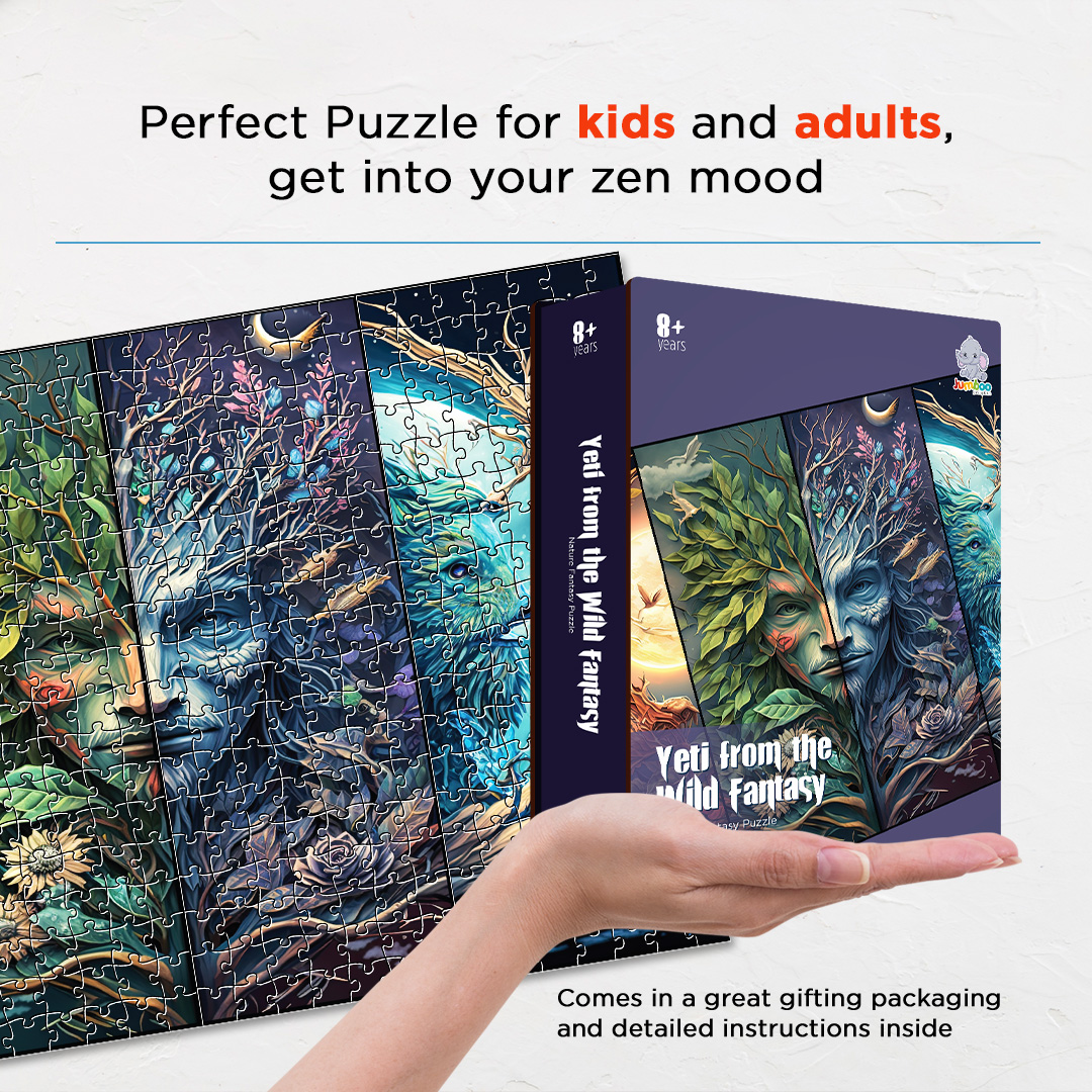 Yeti from the Wind Fantasy unique jigsaw puzzles created to bring a live décor